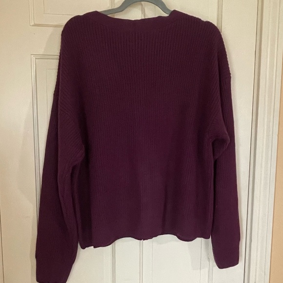 NWT HALOGEN WOMEN'S EMBELLISHED BUTTON CARDIGAN SWEATER SIZE XL DEEP RUBY NEW - Picture 9 of 12